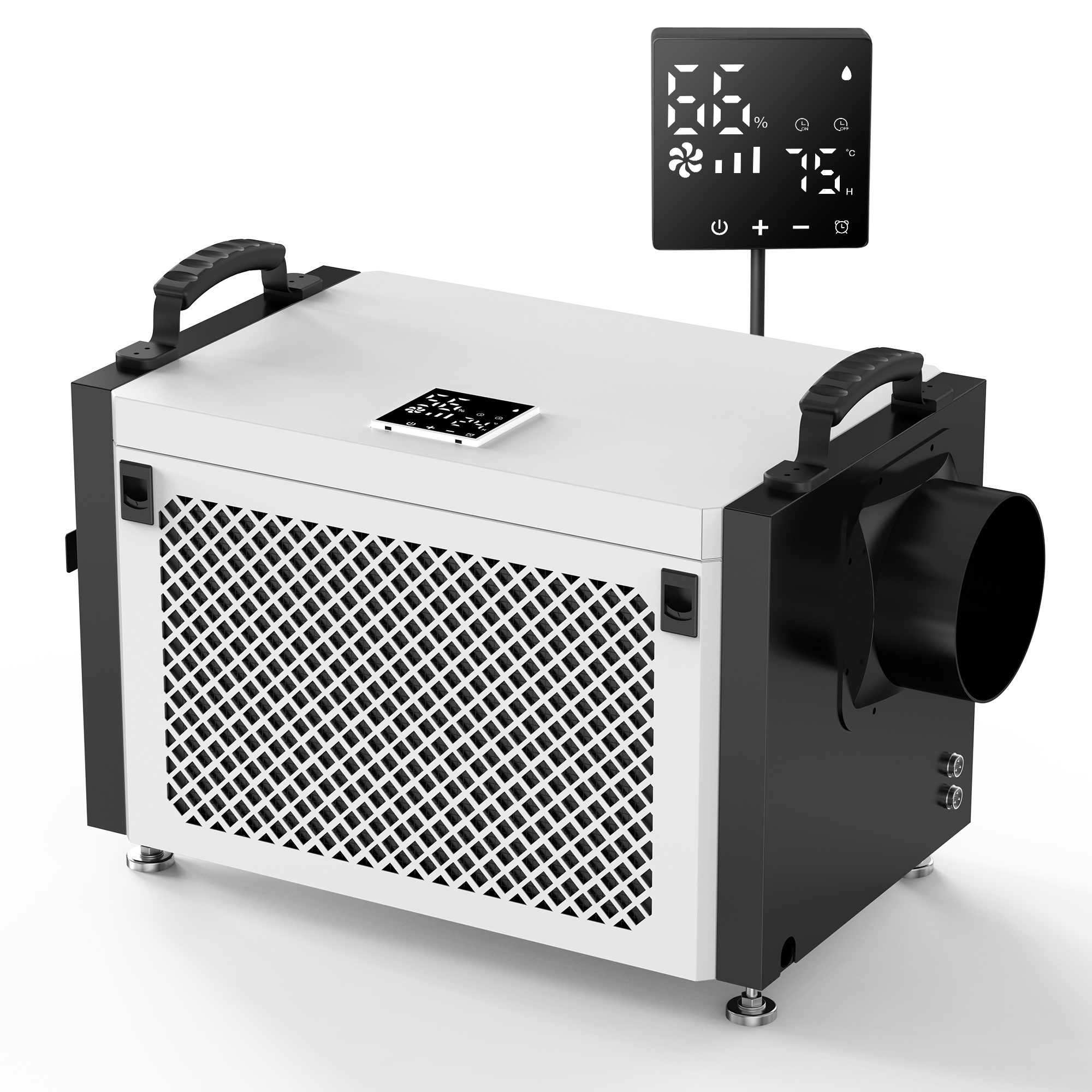 EdenDirect Commercial Dehumidifier — 151 Pints, 6000 Sq. Ft., Bucketless, Detachable Control Panel, Model# NTE-AP60-2401